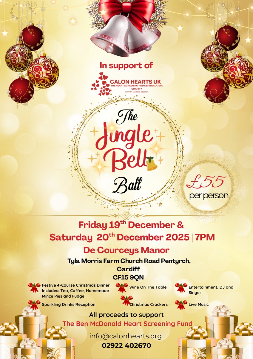 Our Jingle Bell Ball happening this December. Get yourself booked on!