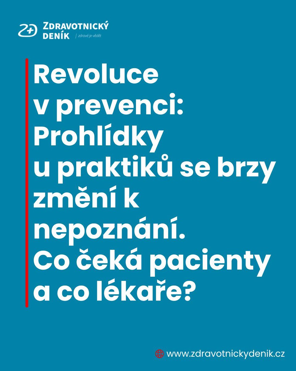 Jaké jsou zásadní změny v preventivních prohlídkách: zdravotnickydenik.cz/2025/10/sonka-…