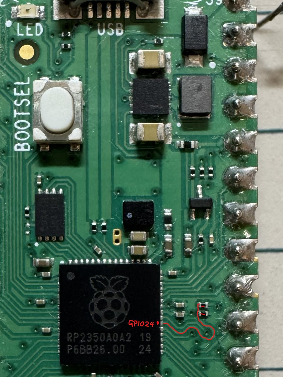 DragonBallEZ's tweet photo. メモ： とりあえず、未確認😅 #ラズピコ2 #GPIO24 https://t.co/bEZzH4qY7V