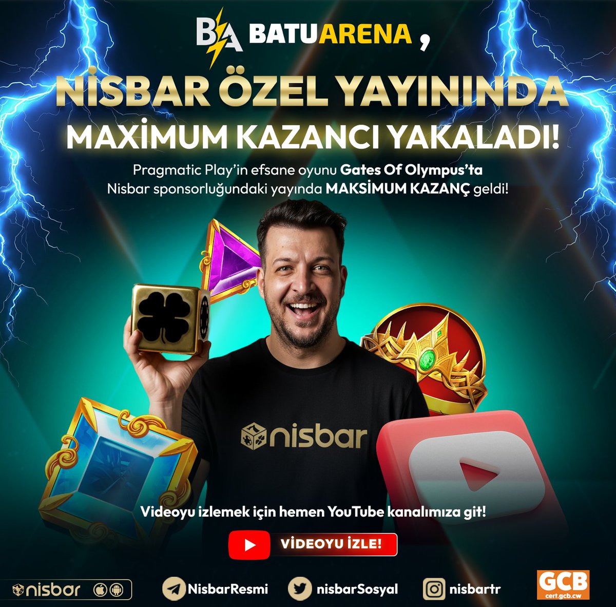 ⚡️ BatuArena x Nisbar: Gates Of Olympus’ta MAKSİMUM KAZANÇ! 💥

⚡️ BatuArena x Nisbar özel yayınında Pragmatic Play’in efsane oyunu Gates Of Olympus’ta maksimum kazanç geldi! 🎰

🎥  Videonun tamamı Nisbar Resmî YouTube kanalında!

youtu.be/NDZRw77QN-M
 
#Nisbar #Nisbargiris