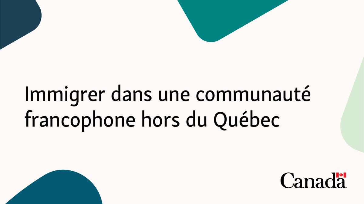 Message aux francophones: N'oubliez pas de vous enregistrer au webinaire « Entrée express en français » Le 16 Octobre à 15h00 .
📷us06web.zoom.us/webinar/regist…
Nous aborderons le programme Mobilité francophone et le processus pour les immigrants qualifiés souhaitant s'établir au Canada