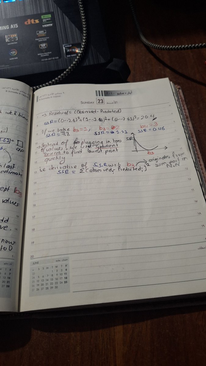 #LearningUtsav2025 #FestivalOfLearning #LUD17
<a href="/learning_utsav/">Learning Utsav</a>
Today I got introduced to a clamer internet (rip firefox).
I revised Gradient descent and Why Stocastic Gradinet Descent. Also got introduced to some backpropagation main ideas.
