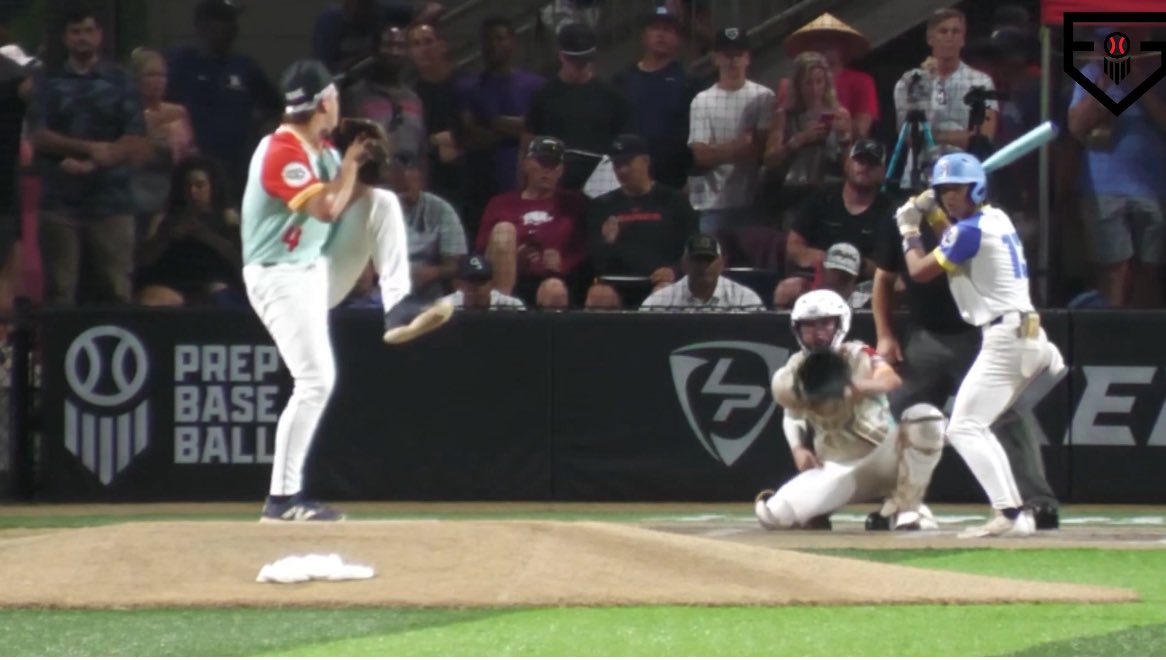 The Pigs were locked in on the front row at #PBFG25 as <a href="/HayesShowtime/">Hayes Maginnis</a> struck out 4 across 2 innings. 👀

Ultra competitor &amp; A+ kid that will thrive under the lights in the SEC.