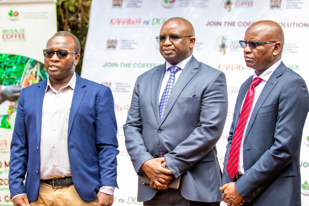 NewKpcu's tweet photo. Training of Ward Coffee Champions has officially kicked off at DeKUT with 56 trainees! 🚀
Launched by Prof. Eng. Peter N. Muchiri, Dr. Elijah Gichuru, and Mr. Muhia Murigi.
The 2nd cohort begins soon — shortlisted candidates will be contacted.
#CoffeeRevival #NewKPCU https://t.co/i6PL6eO9wq