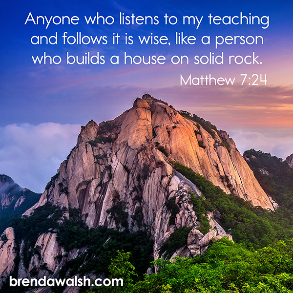 brendakwalsh's tweet image. Today's Daily Scripture Picture: Solid Foundation
Matthew 7:24 – “Anyone who listens to my teaching and follows it is wise, like a person who builds a house on solid rock.”
#scripture #bibleverse #biblestudy #solid #foundation #firm #wise #teaching #guidance #direction #built
