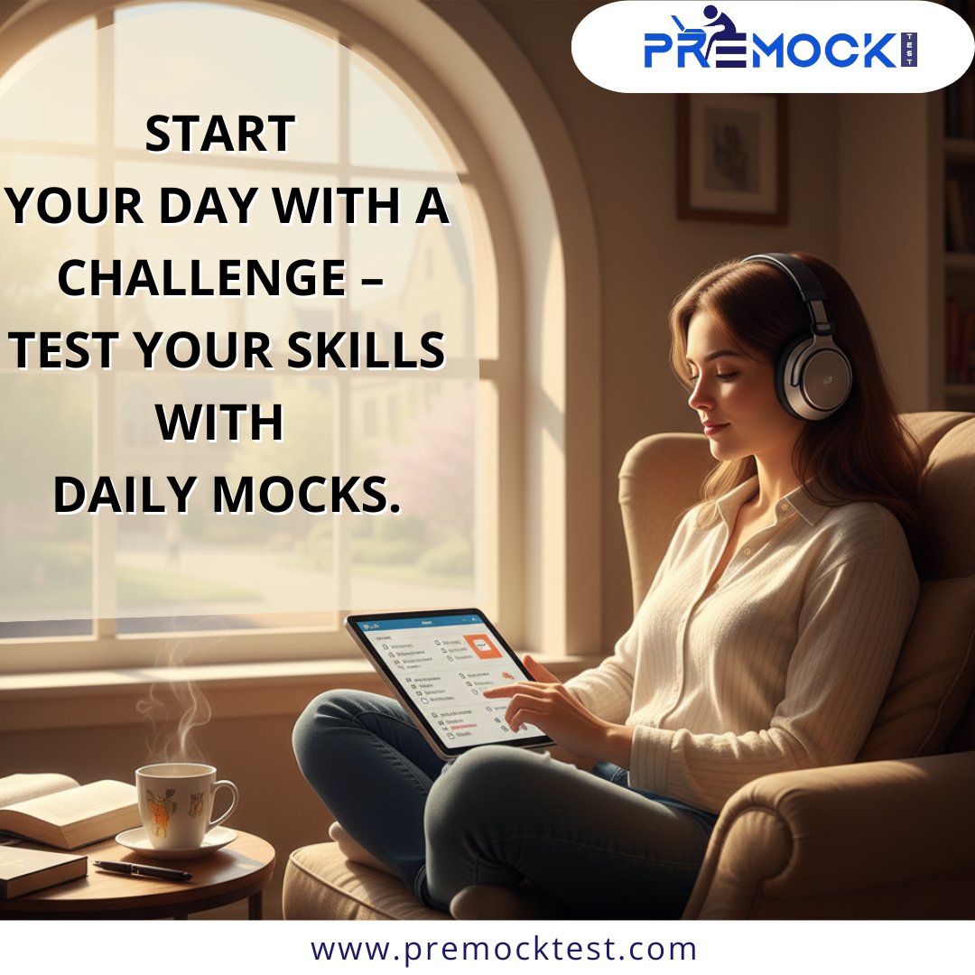 PremockT90018's tweet image. Start your day with a challenge – test your skills with daily mocks.
#PreMockTest #OnlineMockTest #DailyChallenge #MorningMotivation #ExamPreparation #GovtExam2025 #MockTestPractice #SmartPreparation #CompetitiveExams #SSCExam #BankExam #RRBExam #UPSCPreparation #StudyGoals