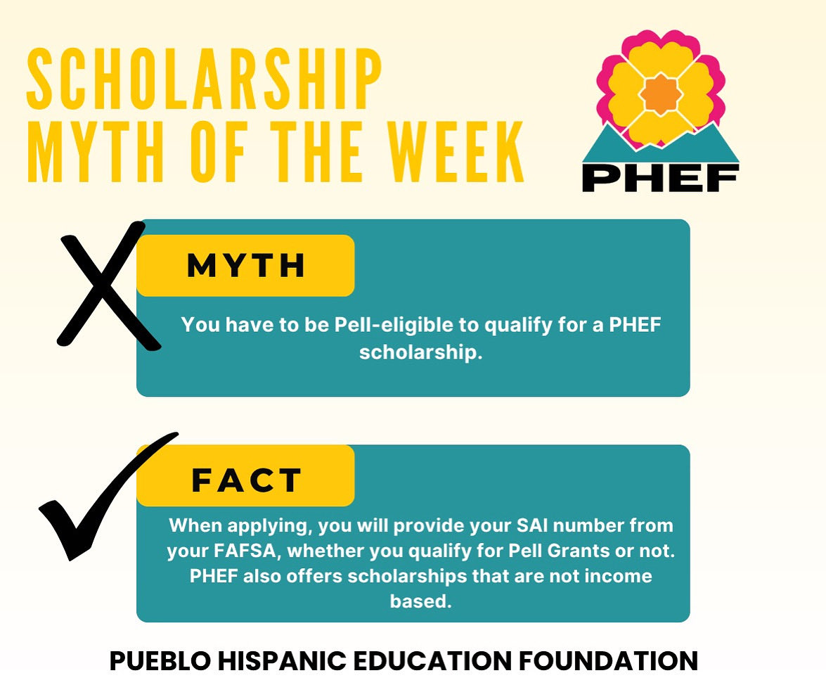 💡 Scholarship Myth of the Week – Week 2!

Think you have to be Pell eligible to apply for a PHEF scholarship? Not true! 🙌

We offer scholarships for all students, including some that are not income based. 🌟
#PHEF #ScholarshipMyth #CollegeBound #ScholarshipSeason