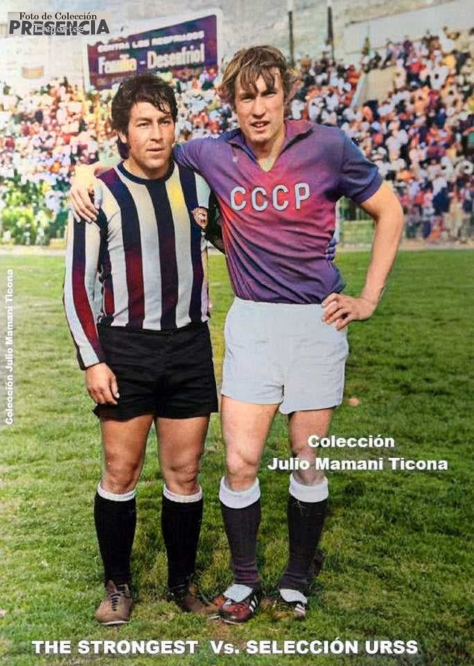 HECHOS HISTÓRICOS EN LA PREVIA DE #BolviaVsRusia:
-El último cruce entre ambos fue victoria boliviana 2-1 en 1993.
-20 años antes, en 1973, <a href="/ClubStrongest/">Club The Strongest</a> empató contra la Unión Soviética 1-1. En homenaje al histórico partido la embajada de la URSS nos dió un trofeo conmemorativo