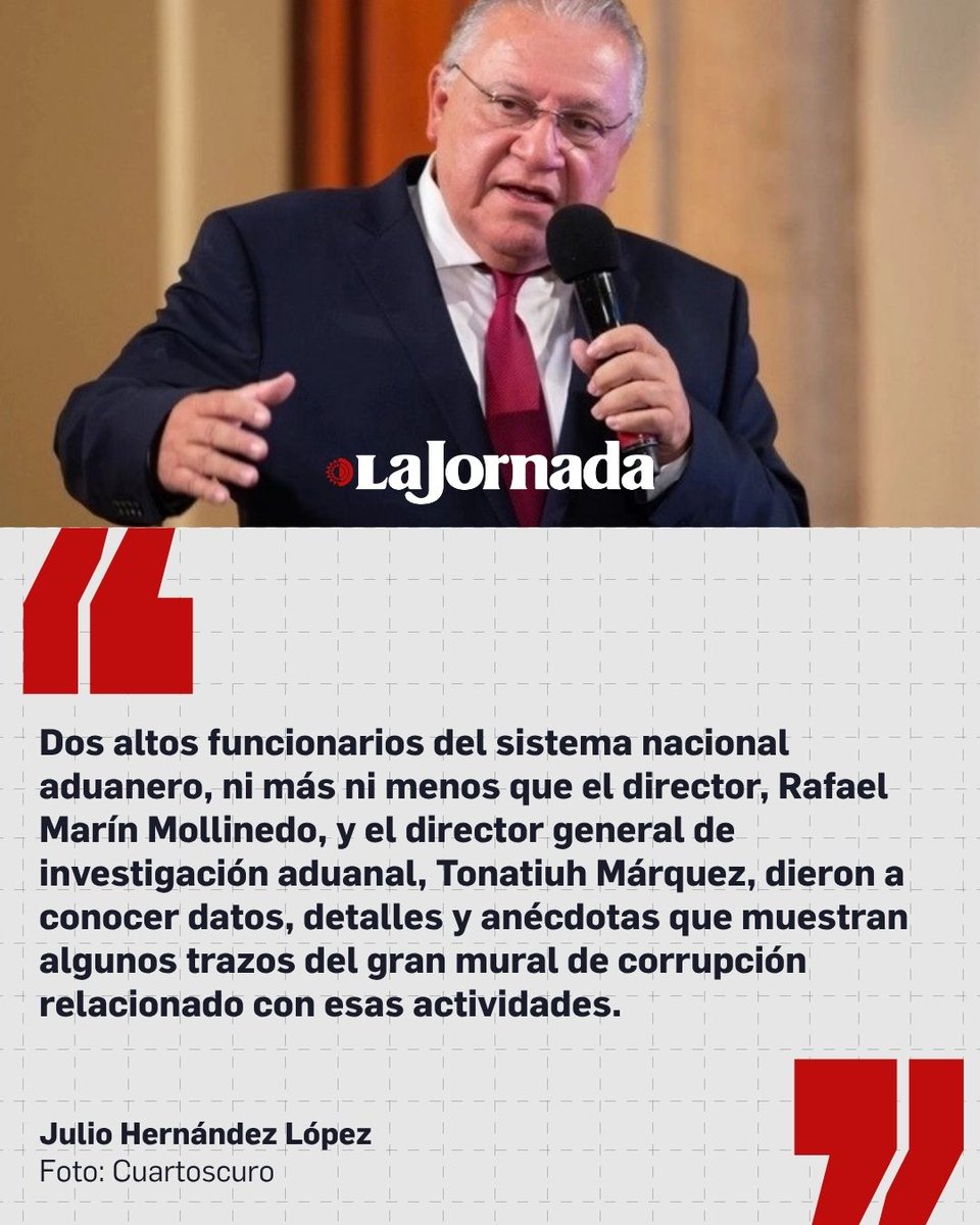 #Astillero, columna de <a href="/julioastillero/">Julio Astillero</a>

La mula arisca y los aduanales | El escandaloso panorama de corrupción que han difundido los jefes de la Agencia Nacional de Aduanas de México (ANAM), Rafael Marín Mollinedo y Tonatiuh Márquez, no queda solamente en el terreno explicativo o