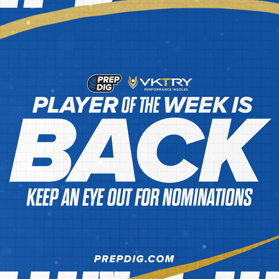 🚨 Prep Dig Player of the Week is BACK.

Did a player on your team have an impressive stat line? Did your friend break a program/tournament record on the back of a big performance?

Nominate here: prepdig.com/player-of-the-…