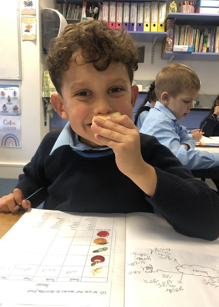 Taste, touch, see, smell and hear 👅✋👀👃👂Form 2 has been using the senses to explore a world of fruit and veg 🍅🥒🍌🍎🍊 #UptonJourney <a href="/UptonForm2/">Upton House Form 2</a>  <a href="/UptonSciences/">Upton House Science</a> <a href="/UptonHead/">Rhian Thornton</a>