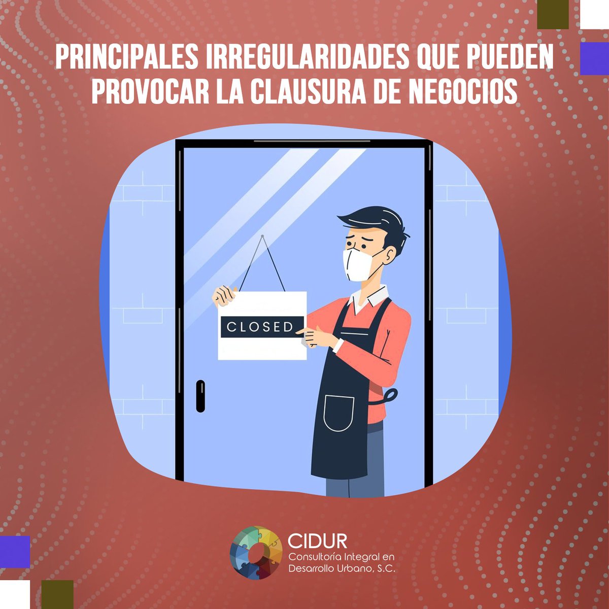 Principales irregularidades que pueden provocar la clausura de negocios
cidur.com.mx/blog/principal…