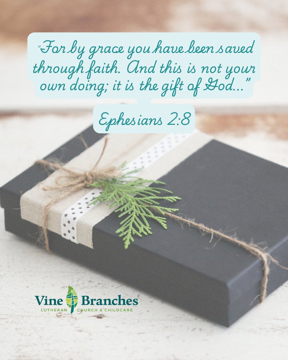 Vine_BranchesLC's tweet image. We invite you to grow in God&apos;s word with us as we memorize our verse of the week - Ephesians 2:8 ESV
Please join us at Vine &amp;amp; Branches for our Sunday services at 8:30AM (traditional worship) &amp;amp; 10:30AM
#vablc #LCMS #bible #bibleverse #scripture