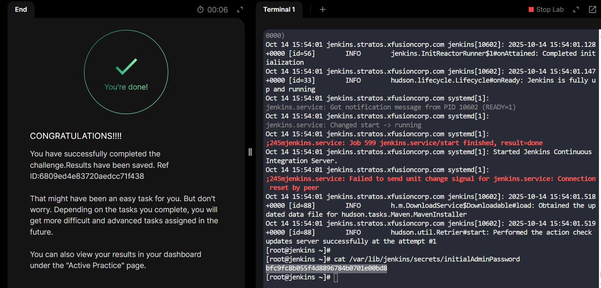 jidefal's tweet image. Day 68 of #100DaysOfDevOps by @KodeKloudHQ - Set Up Jenkins Server
Today's task is to install Jenkins on the Jenkins server from the jump host.
Steps:
- SSH into the Jenkins server from the jump host as root.
#Jenkins #Java