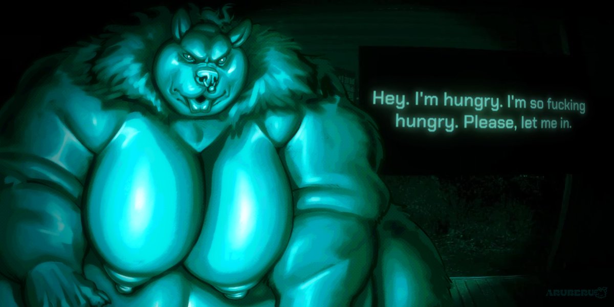 ๐ธ๐๐๐๐๐๐๐๐บ (@aru_beru) on Twitter photo I'M HUNGRY. LET. ME. IN I'M HUNGRY. LET. ME. IN