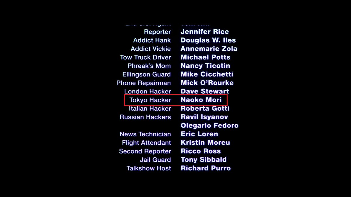 Doctor Who Minus Context (@whominuscontext) on Twitter photo Watching the 1995 film Hackers (they just released a 30th anniversary blu-ray) featuring Torchwood's own <a href="/naoko_mori/">Naoko Mori 森尚子</a>! Watching the 1995 film Hackers (they just released a 30th anniversary blu-ray) featuring Torchwood's own <a href="/naoko_mori/">Naoko Mori 森尚子</a>!