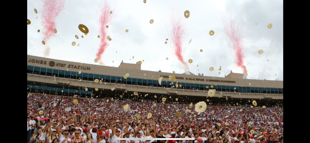 I’m ready for <a href="/kirbyhocutt/">Kirby Hocutt</a> to announce a Zero Tolerance policy for any thrown objects onto the field after Kickoff. In true <a href="/JoeyMcGuireTTU/">Joey McGuire 🌵</a> spirit, I’d call this “Red Raider Nation Tough Love”. What makes us different as Red Raiders is our LOVE for each other. Our Love for Texas