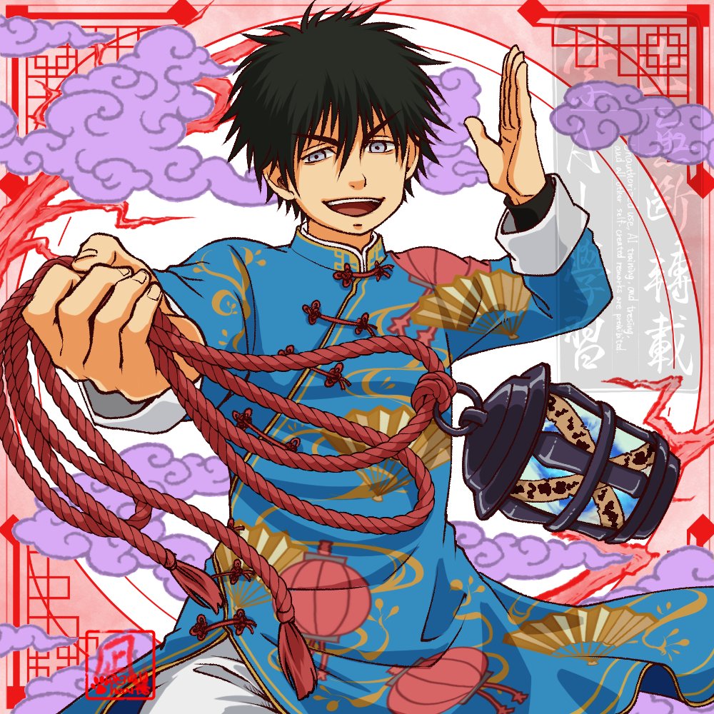スケブリクエスト｢百暗桃弓木(中華服)｣でした！ありがとうございました！モグラさん大好き〜！