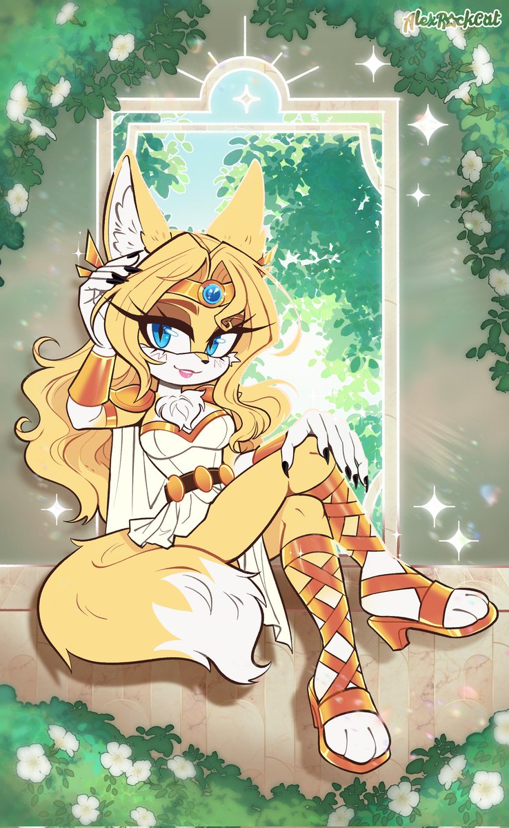 Athena looking good as always 💛

Art by <a href="/AlexRockCat/">AlexRockCat Commissions Open!!</a>