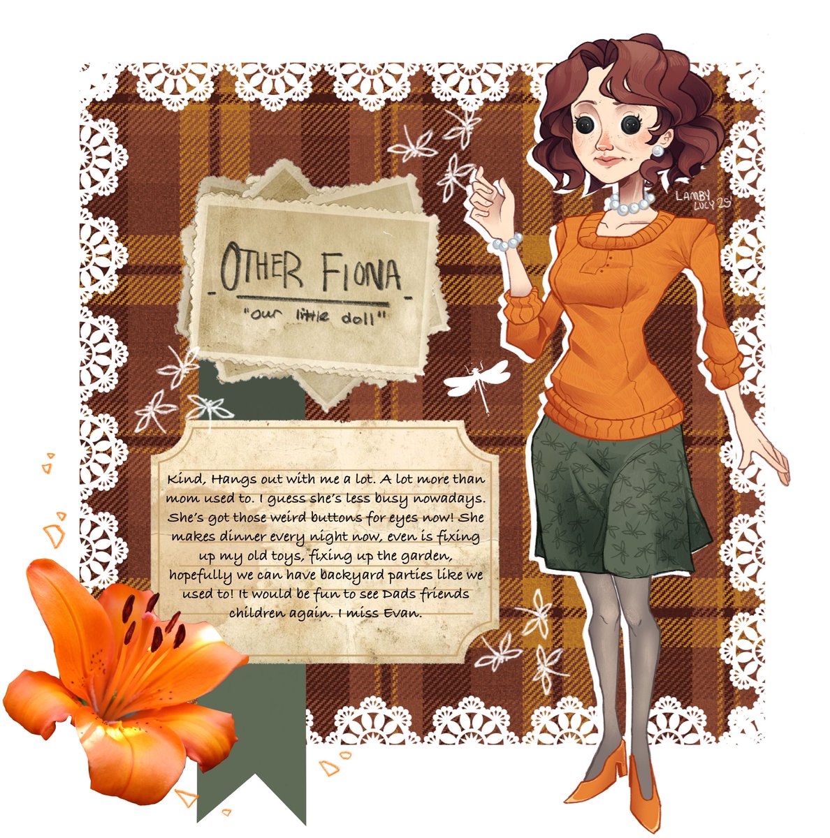 - Other Fiona - 
.
#fnaf #sotm #coraline