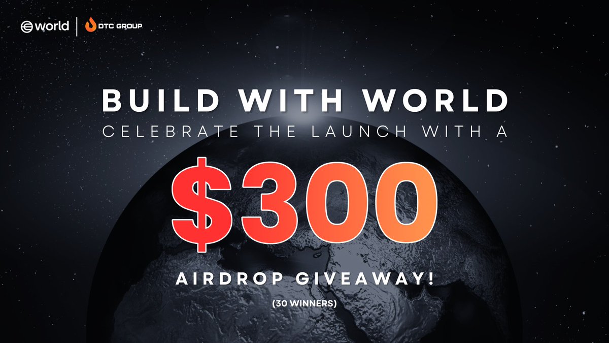DTCGroup_'s tweet image. We’re celebrating the official launch of Build With World with a $300 Exclusive Airdrop Giveaway! 🇹🇭
This first-of-its-kind accelerator empowers builders, founders, and entrepreneurs to create Mini Apps on the World Network, connecting with 30M+ users worldwide.
To celebrate…