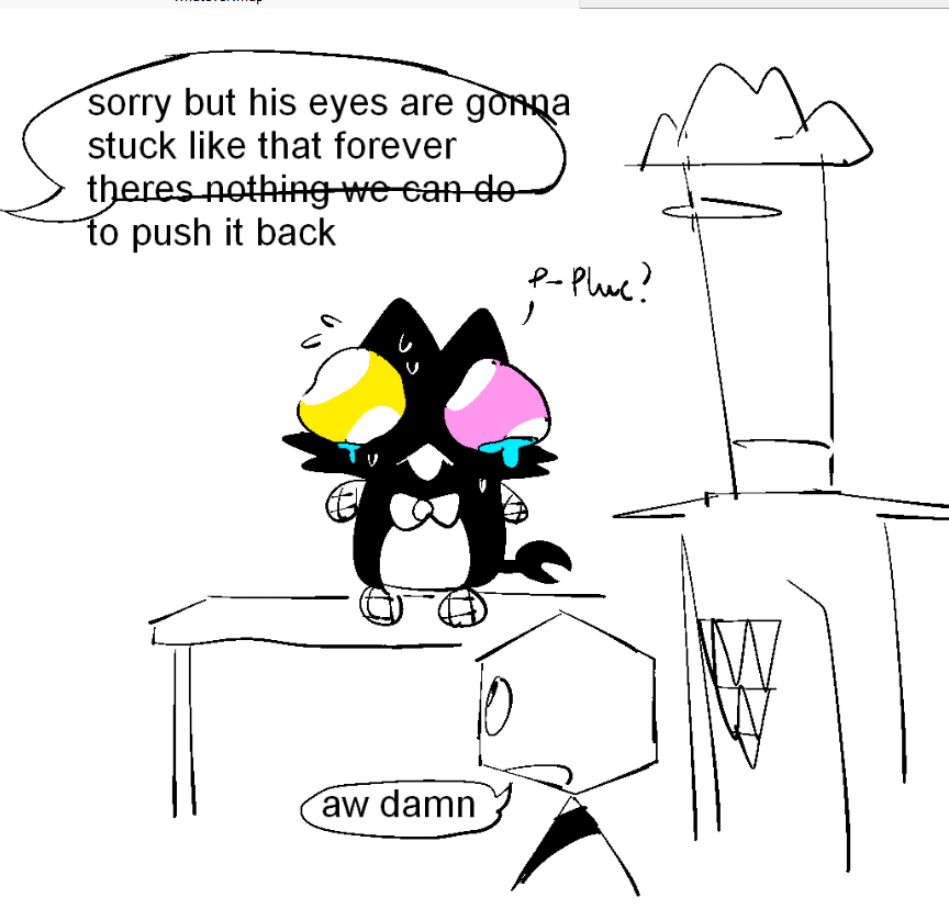 (i like to imagine he speaks like a pokemon sometimes)