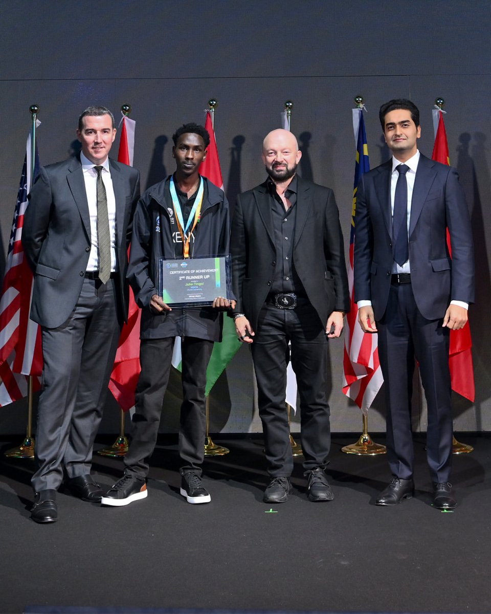 AfricaFactsZone's tweet photo. Kenyan student, John Tingoi finished third out of 180,000 participants in the 2025 International Quant Championship in Singapore. https://t.co/W16jDeoXg9