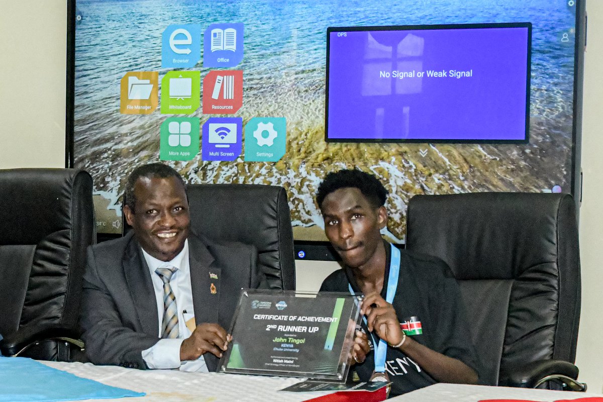 AfricaFactsZone's tweet photo. Kenyan student, John Tingoi finished third out of 180,000 participants in the 2025 International Quant Championship in Singapore. https://t.co/W16jDeoXg9