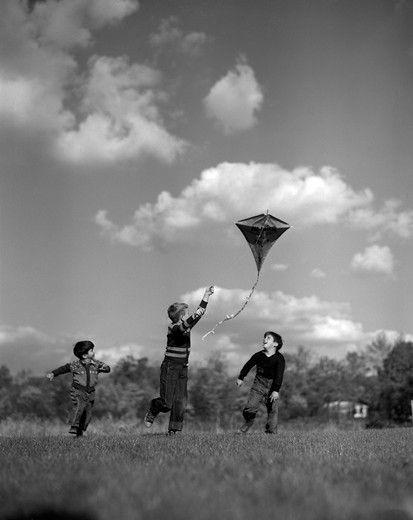 "You and I are more than
you and I because it's we."

e. e. cummings
Small Boys Flying Kite by George Marks