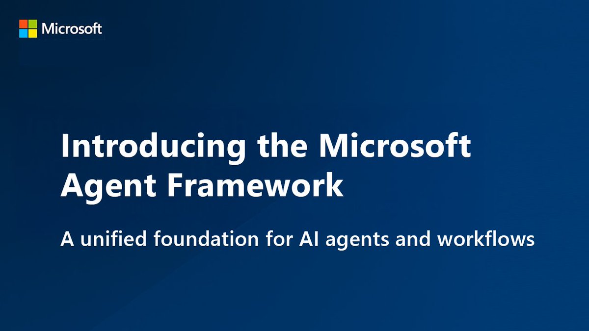 dotnet's tweet image. Microsoft just dropped a modular, open-source toolkit for building AI agents in Python + #dotnet 🎯
Define goals, manage memory, route tasks, and evaluate performance—all in one framework.
Perfect for student devs &amp; experimenters.
👉 msft.it/6018sNeky