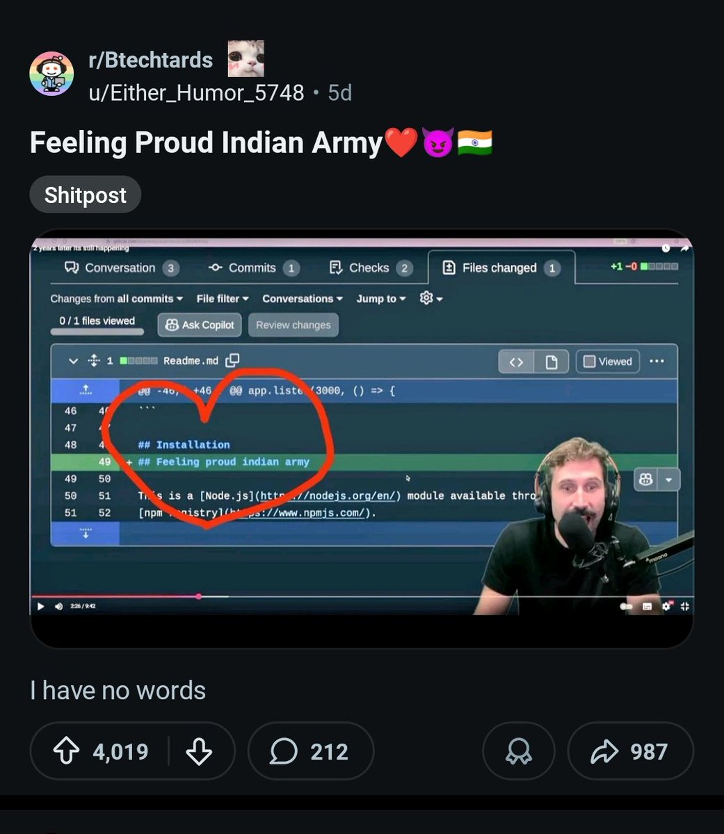 Koding_Deep's tweet image. Didn't know My Post Made it to Reddit 😍