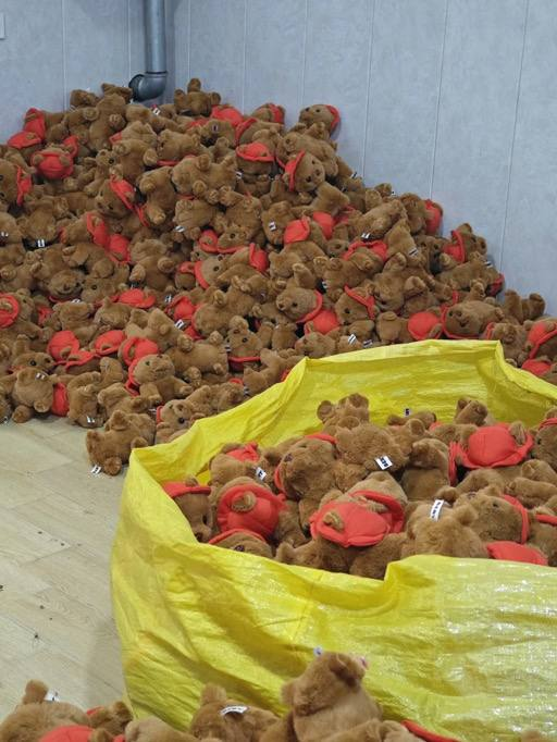 A mountain of BERT plushies is getting ready to make their entrance.

Soon you’ll be able to hold BERT in your hands, not just in your wallet.