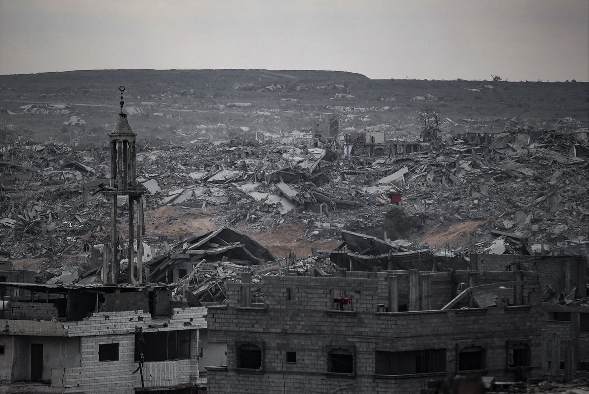 There’s actually no homes for Palestinians to return to in Gaza!