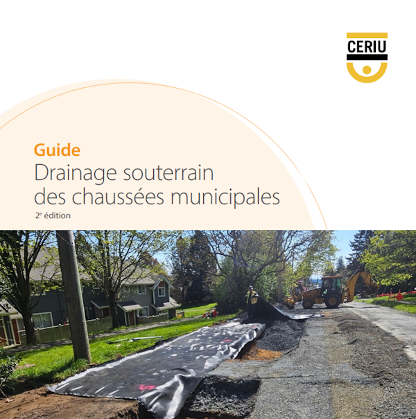 Nouvelle publication du CERIU : Drainage des chaussées municipales, 2e édition. Ce guide est la 2e édition de celui publié en 2008. Il fait l'objet d'une formation offerte en ligne le 27 octobre prochain. 
shorturl.at/4Tqjh