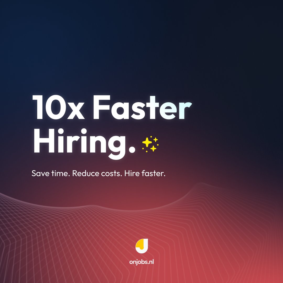 Save time. Reduce costs. Hire faster.
With OnJobs 360°, you cut your time-to-hire by up to 90% with AI and automation.
💼 onjobs.nl

#RecruitmentAutomation #Hiring #AIRecruiter #OnJobs360