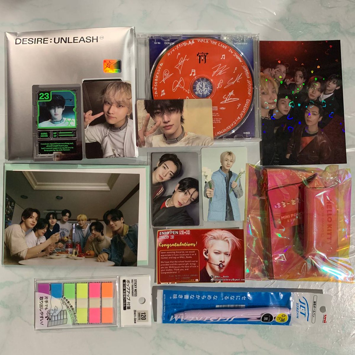bluepepperever's tweet photo. Hello @NLL_Books and to all the sponsors, the surprise gift arrived safe and sound. my heart is truly overflowing with gratitude. thank you for the extra special merchandise! I will treasure it all always🤍
#NLL_Donation #NI_KI #NLL_Activity #NLL_GAProof
@ENHYPEN @ENHYPEN_members https://t.co/UlKw1LBQTz