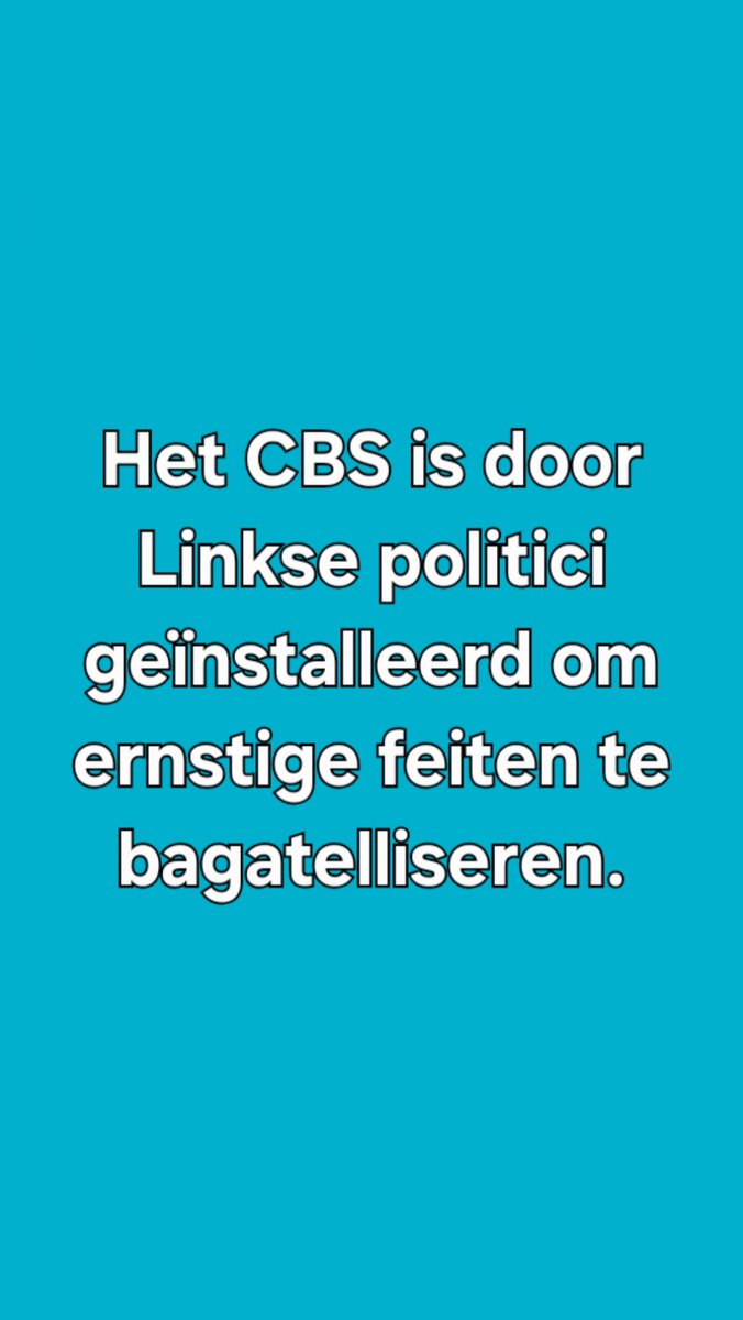 Geen_Geduld_AUB's tweet image. Het #CBS? 🤡
