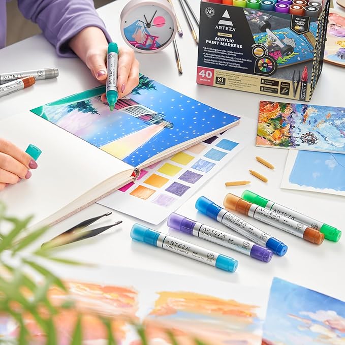 NBT_Truth's tweet image. Limited-time deal: ARTEZA Acrylic Paint Markers, Set of 40 Acrylic Paint Pens in Assorted Colors, Art Markers for Glass, Pottery, Ceramic, Plastic, Rocks, and Canvas geni.us/MrE5Pc #Amazon via @amazon
#ad #art #artist #amazondeals #fypシ