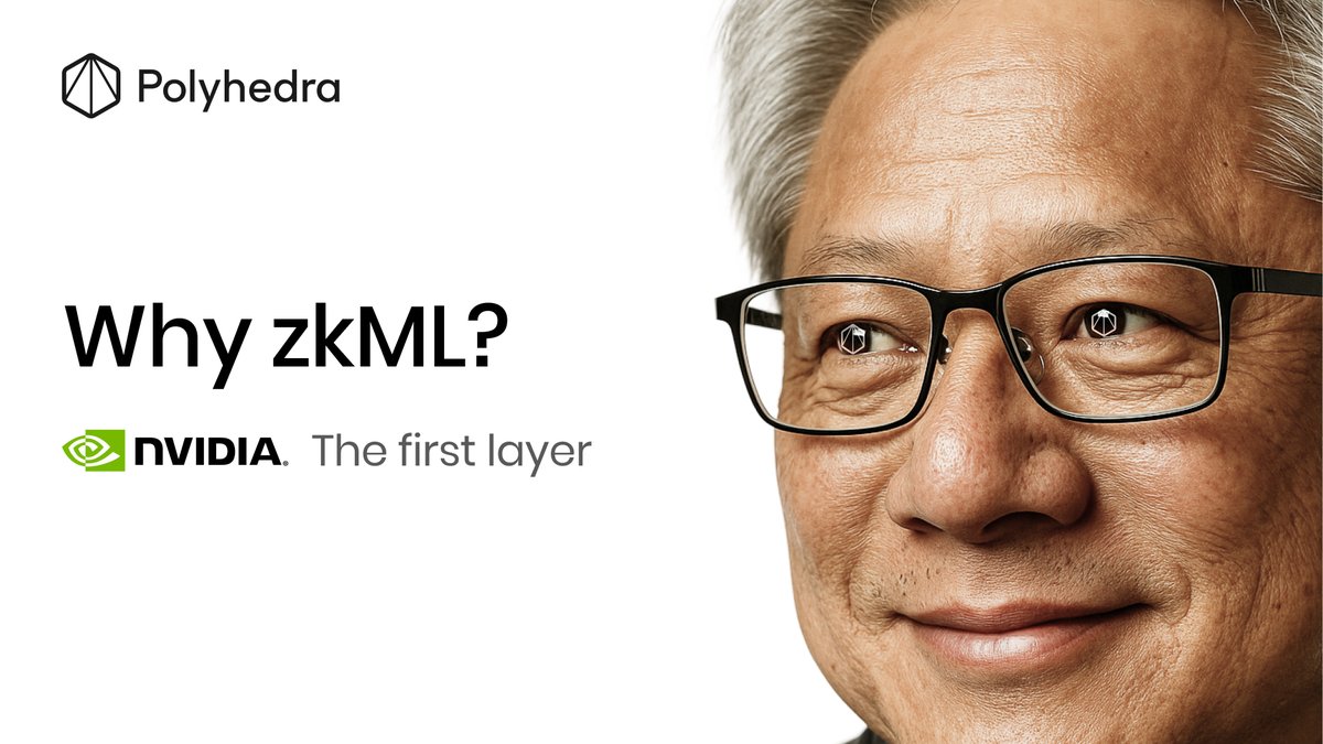 PolyhedraZK's tweet image. Why zkML? Because @nvidia GPUs now power the world’s most advanced AI — in healthcare, finance, and national security.
But how do we know the models running on silicon are exactly the ones regulators and enterprises audited?