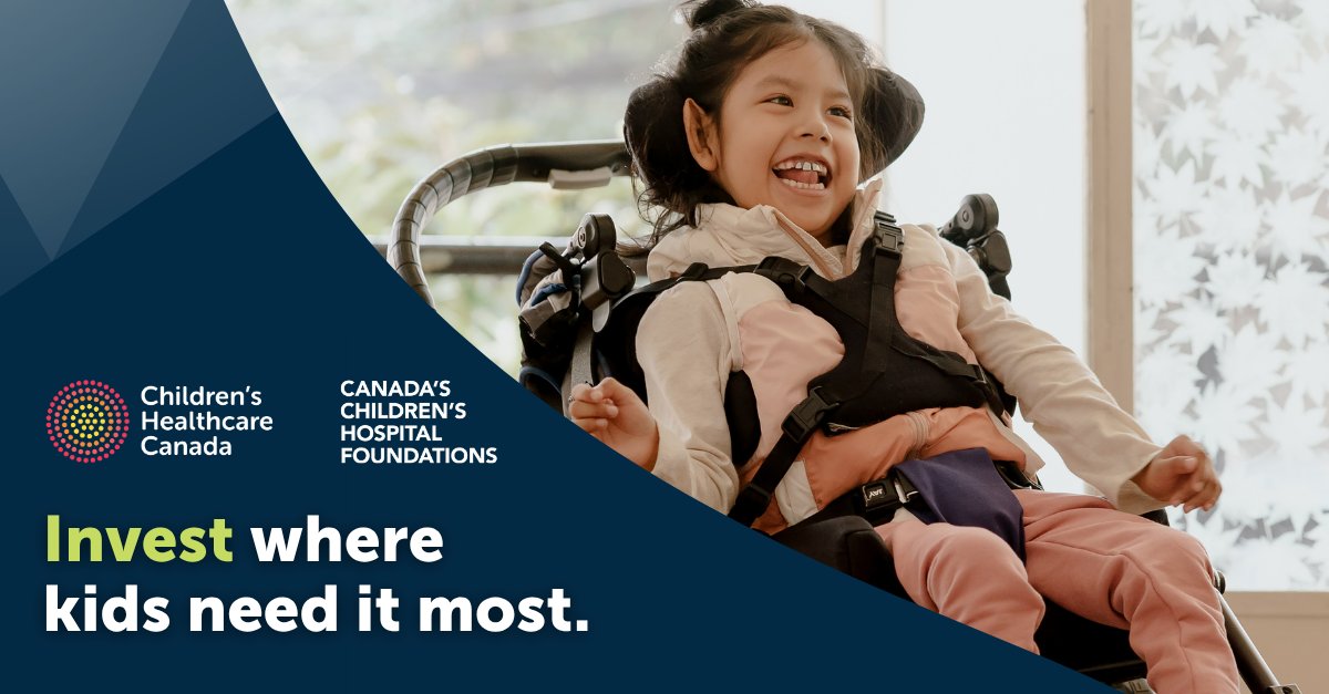 Investing in children today builds a stronger Canada tomorrow. 🇨🇦 New report Thrive: The Economic Case for Investing in Children’s Healthcare shows every $1 invested generates nearly a 5x return. Learn more: childrenshealthcarecanada.ca/en/child-healt…