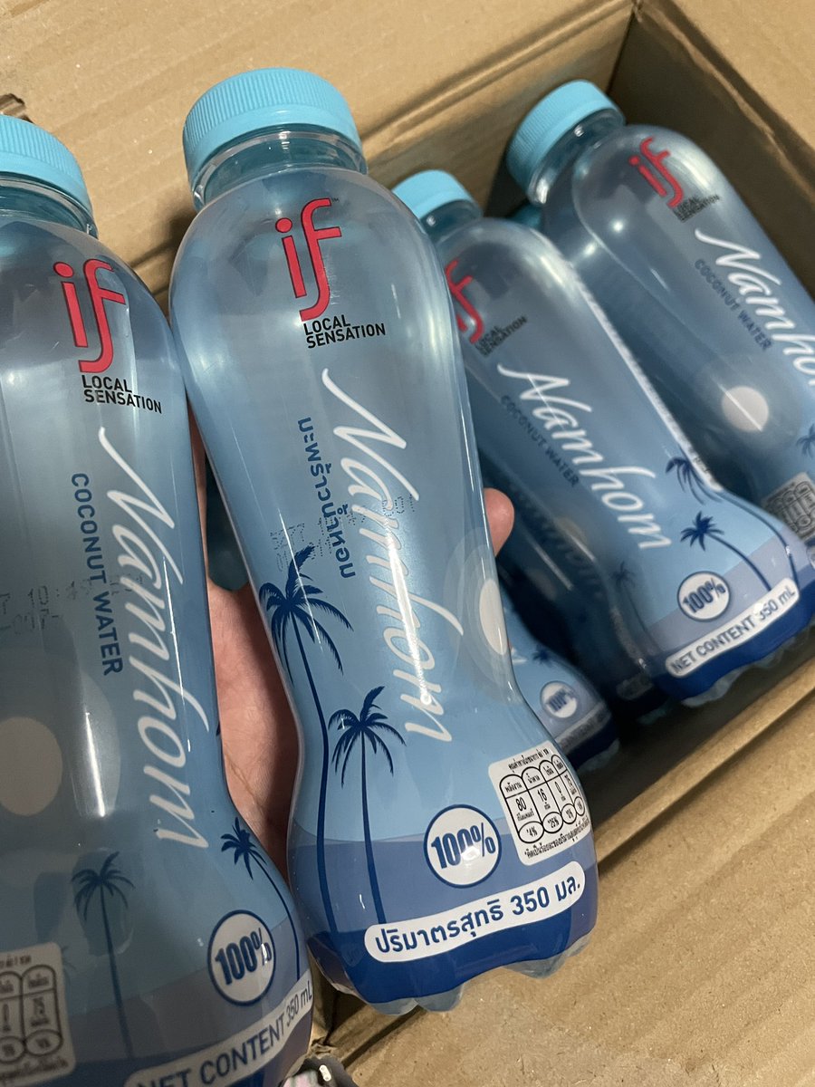 นี่ชอบซื้อยกลังมาไว้ชงกับชาเขียว/กาแฟ น้ำมะพร้าว if กับชาเขียวอร่อยมาก