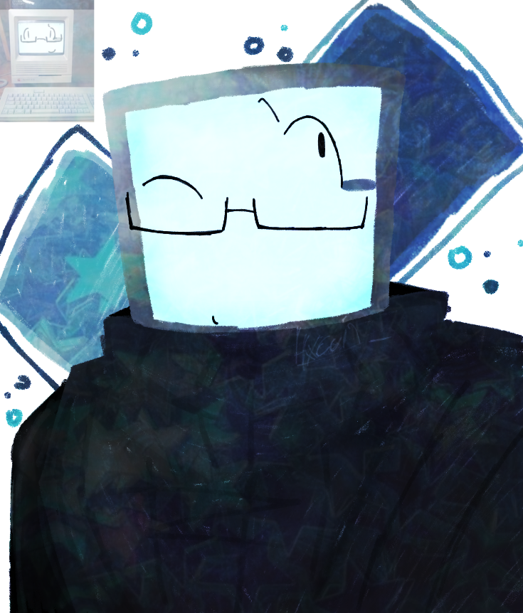 URc0mputer_'s tweet image. Do  I  look  okay  in  this  turtleneck  I  found  ? 

#digitalart #art #computerlingtwt