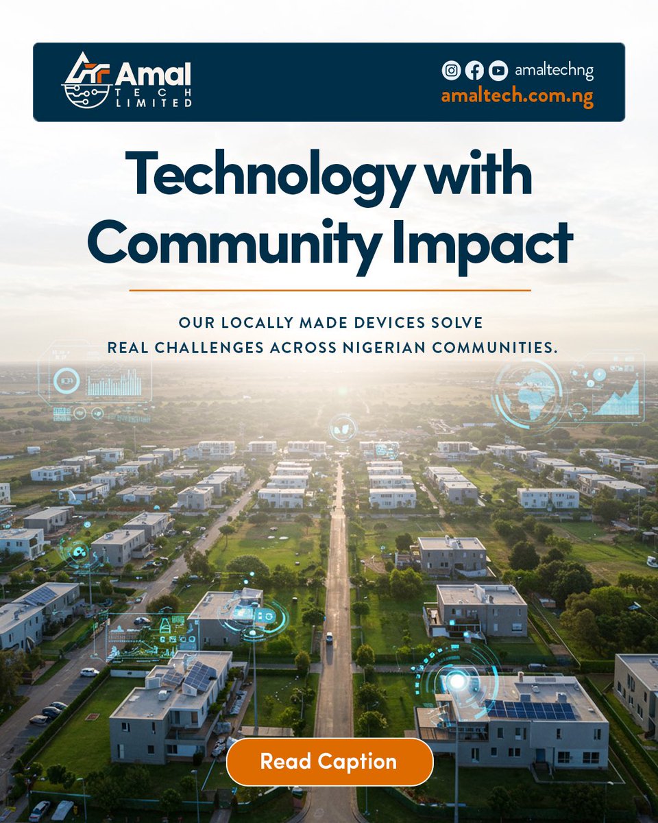 AmalTech_NG's tweet image. Technology with Community Impact

At Amal-Tech, we build smart solutions, from smart meters to gas leak detectors that address real community needs. Our goal is simple: make technology accessible, safe, and impactful for everyday life.

#amaltech #techforgood #communityimpact
