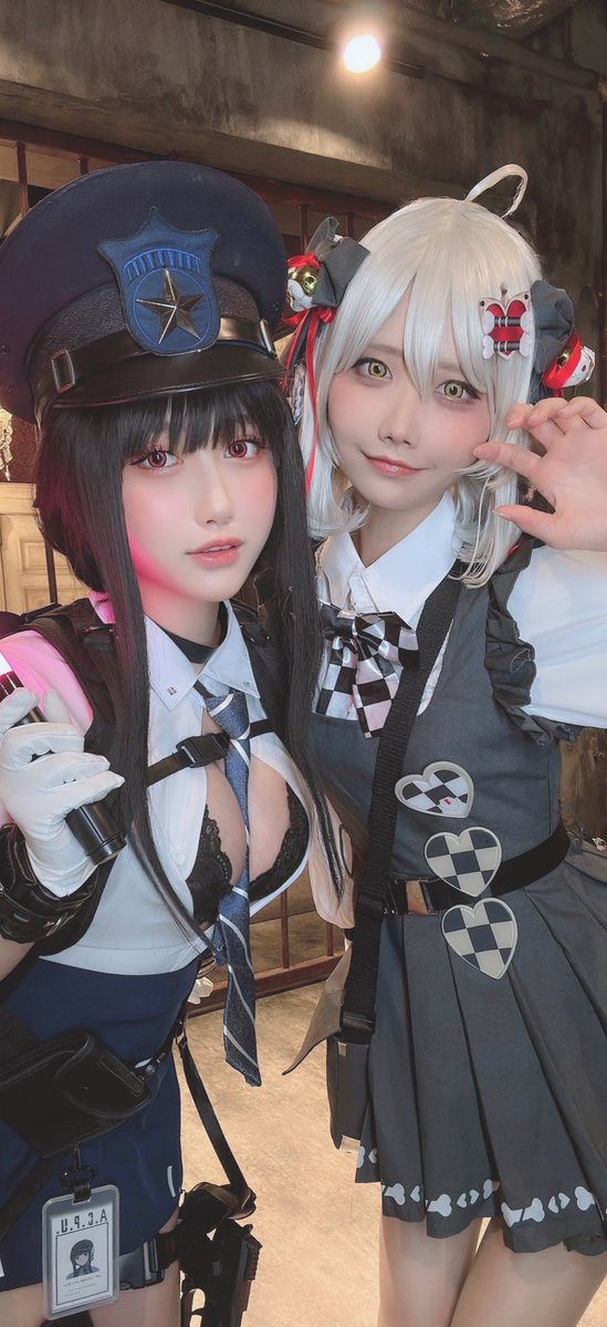 D：キラーワイフ🚓 × ビスケット🐾

#NIKKE 
#ニケ
#ニケバイオ

<a href="/ayunochan_/">あゆの</a>