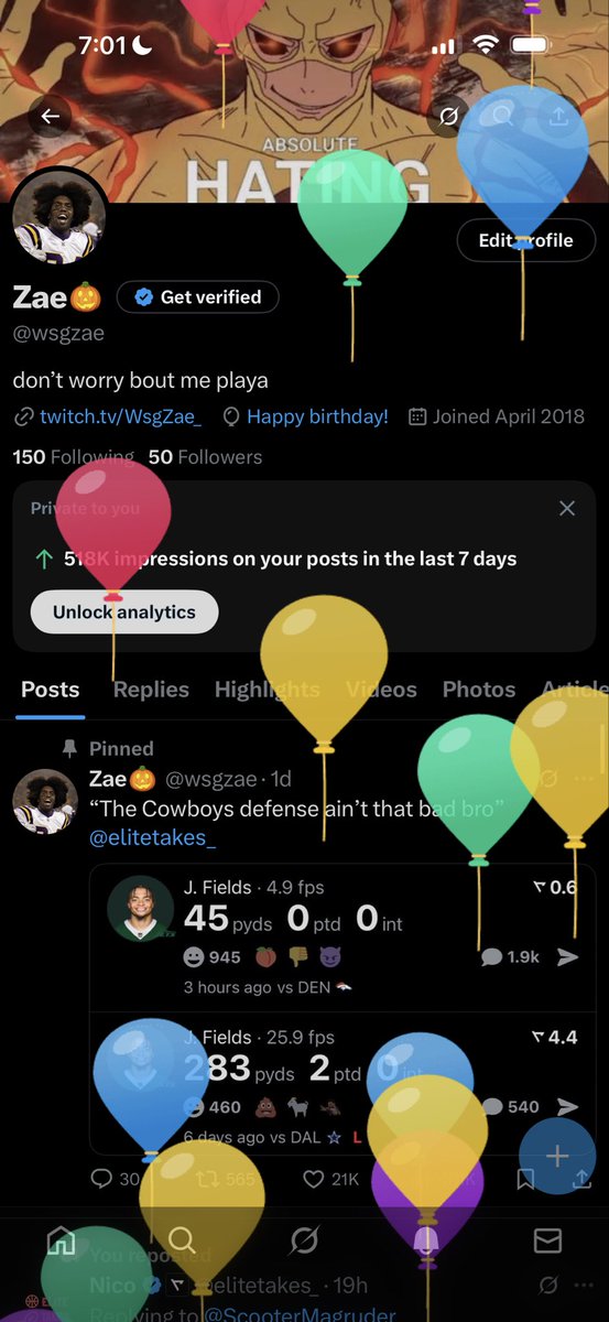 Would you look at that! I’m now unc…