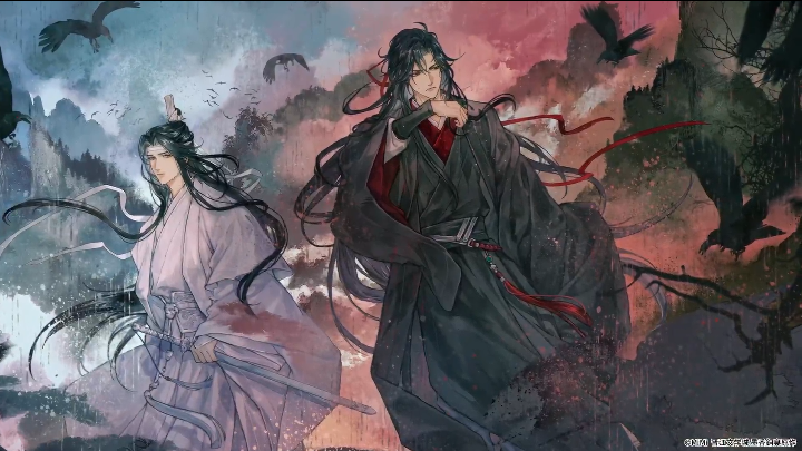 wangxiangallery's tweet photo. OFFICIAL ILLUSTRATION FROM MDZS JP AUDIO DRAM x CHUGAI MINING!! 💙❤️ https://t.co/M9wp8DPwYJ