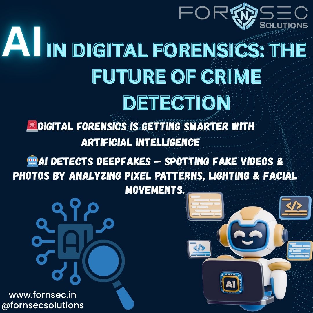 FornsecS's tweet image. "AI In Digital Forensics: The Future Of Crime Detection"
Follow FORnSEC Solutions to get more details on cyber forensics and cyber security.
@www.fornsec.in
Youtube Channel :- lnkd.in/dwD9BzX
#cybersecurity
#infosec
#dataprotection
#CyberSecurityAwareness