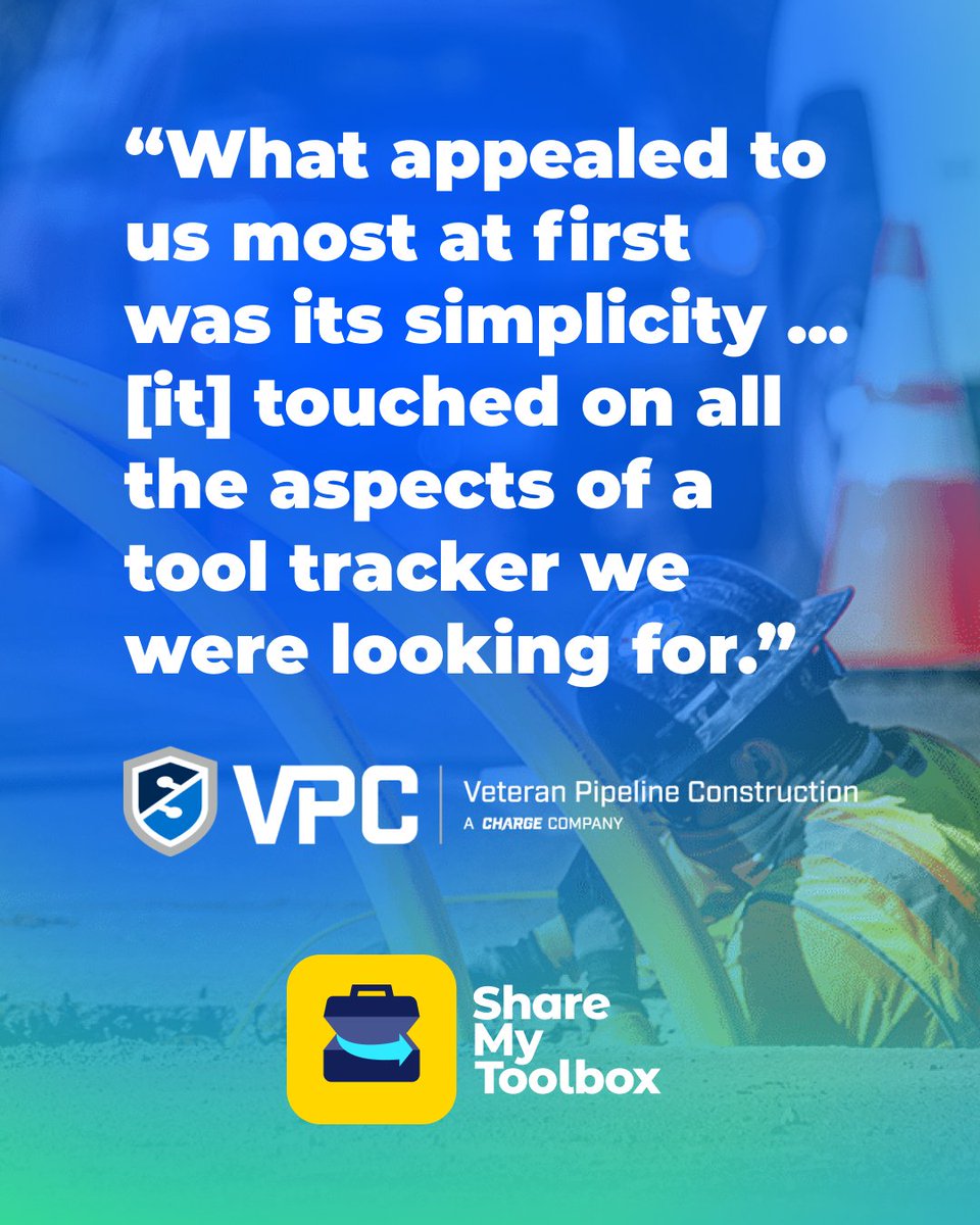 Veteran Pipeline Construction reduced tool loss and simplified accountability with ShareMyToolbox. See how they did it. sharemytoolbox.com/2023/12/19/cus…