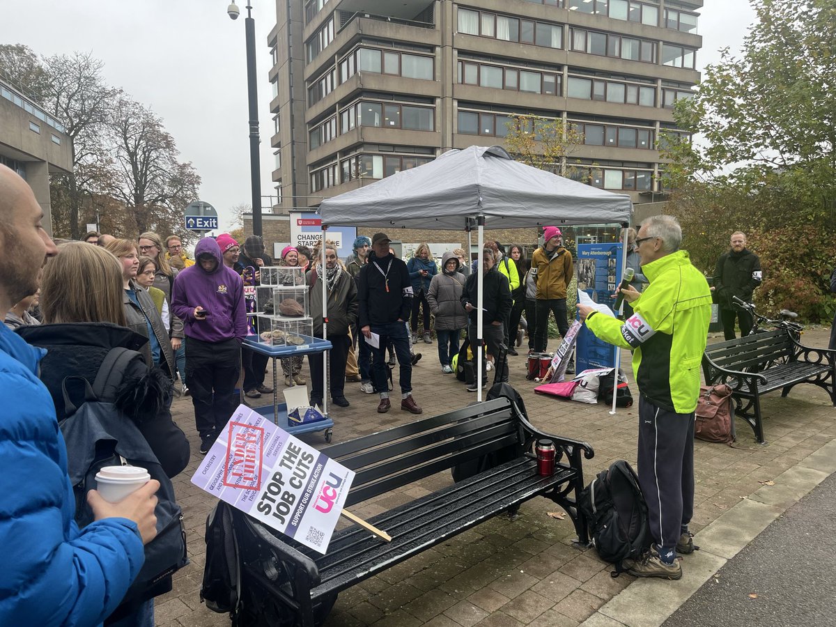 Day 12 of strike action, and a teach-out by our magnificent colleagues in Geography, Geology &amp; the Environment.