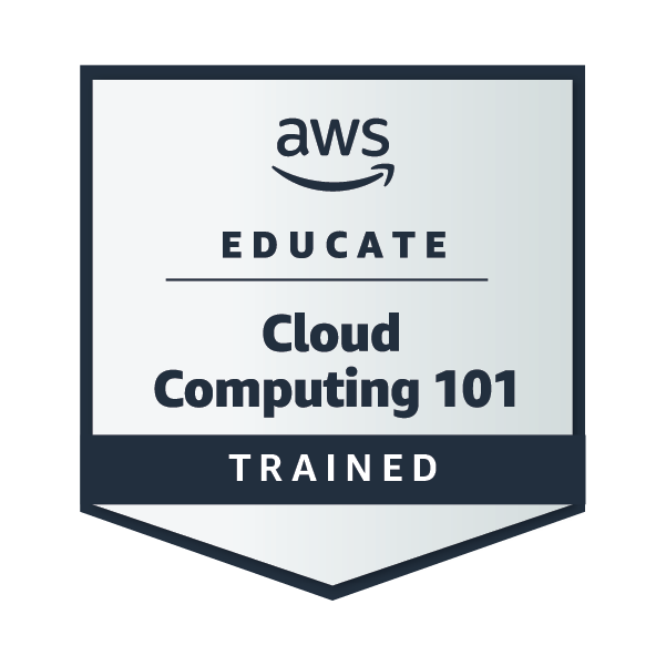 Rhythm1703's tweet photo. 🚀View my verified achievement from @awscloud. https://t.co/JplyfH90BK via @credly 
#AWS #CloudComputing #AWSEducate https://t.co/K5Uab5R56Q